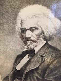 Inmate sketch of Frederick Douglas.